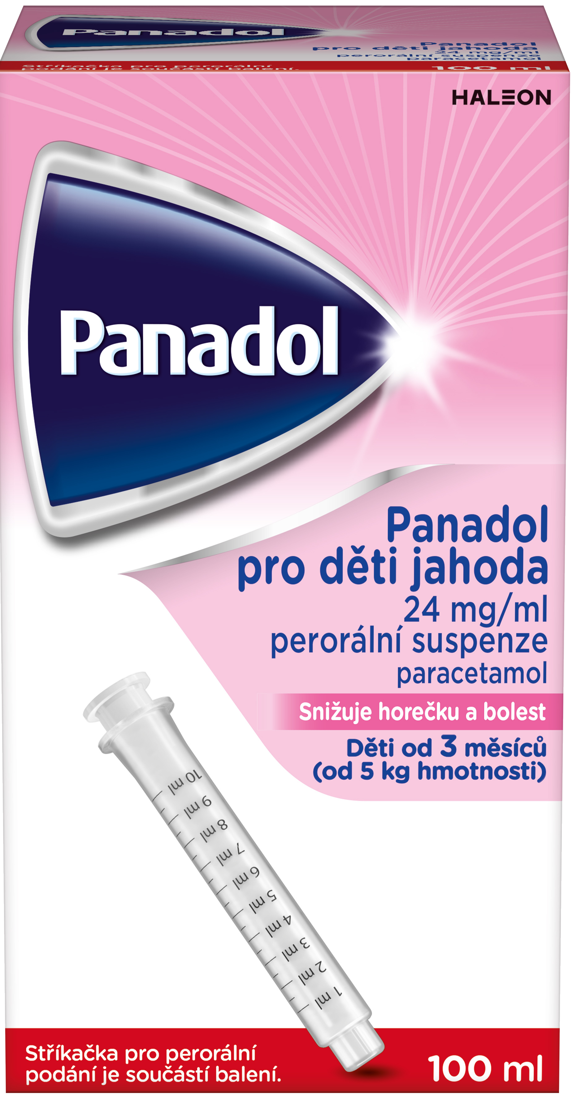 PANADOL PRO DĚTI JAHODA